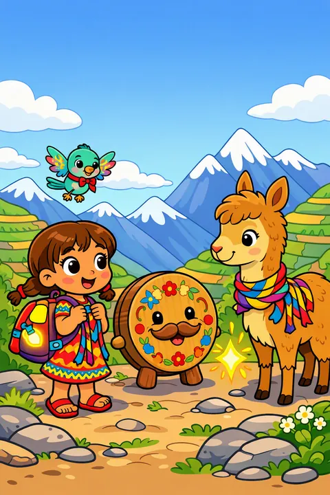 Portada de Chispas en las Alturas, un libro para colorear de StoryMint