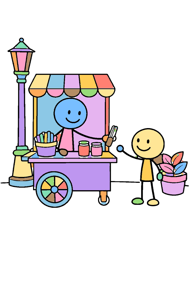 La misma página de Colores de Nuestra Fiesta, ya coloreada