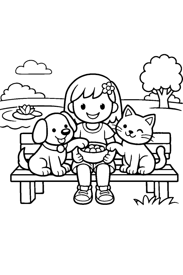 Página para colorear en blanco y negro de Robots para Colorear