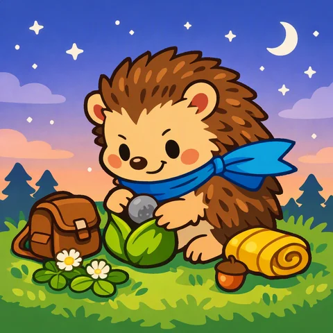 Página 4 de Pip’s Prickly Nighttime Peek-a-Boo