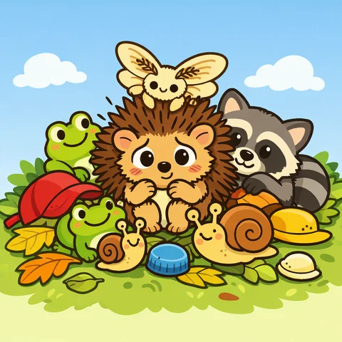 Página 18 de Pip’s Prickly Nighttime Peek-a-Boo