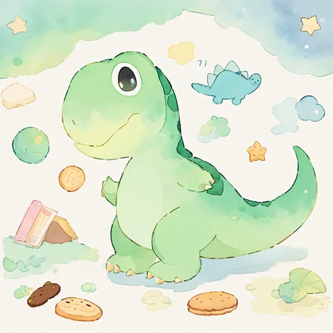 Una página de Biscuit and the Bones’ Midnight Dance, un libro ilustrado de StoryMint