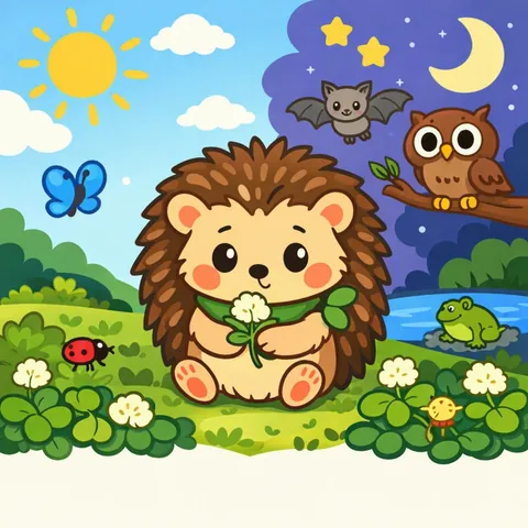 Portada de Pip’s Prickly Nighttime Peek-a-Boo, un libro ilustrado de StoryMint